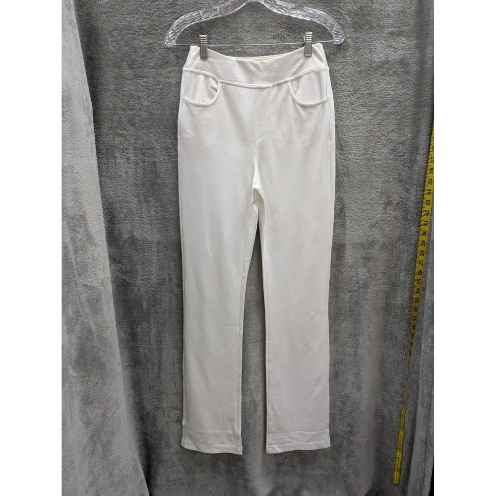 Women's‎ Pull On Pants 2 Tall White Stretch